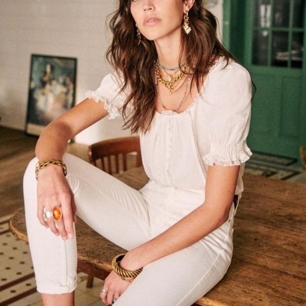 Sezane Frances Blouse
